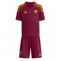 Stroje piłkarskie AS Roma Koszulka Podstawowej dla dzieci 2025-26 Krótki Rękaw (+ szorty)
